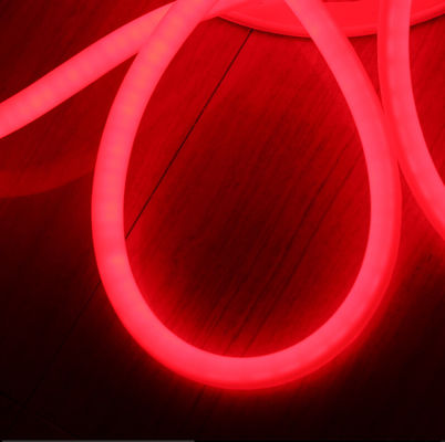 360° rundes rotes LED-Neon flex 24V IP67 wasserdicht für Gebäude