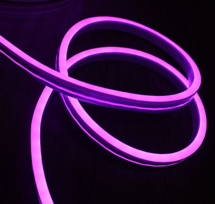 12V Ultra-schlanke RGB Farbwechsel Neonseil Flexible Flachfläche 11x19mm Seitenansicht