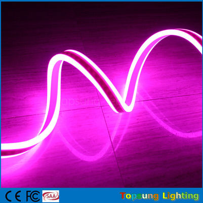 rosafarbene 240V LED-Flexible Neonstreifenleuchte mit zwei Seiten 8*17mm für den Außenbereich