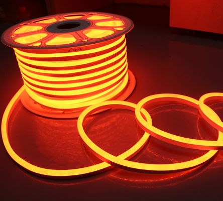 orange 12V Mini LED Neon-Flex-Licht 7x15mm Ersatz Neonröhren 2835 smd Flexible Streifen Seil IP68 Injektion