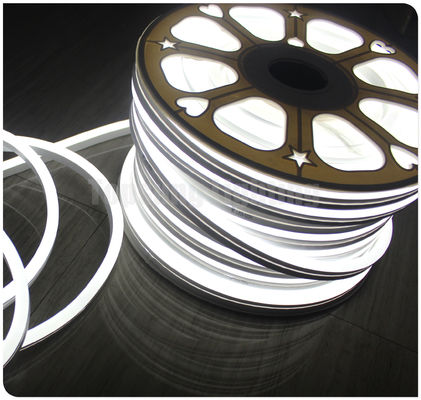 Ultra dünnes LED-Neon-Flex-Neon-Rohrlicht 12V Flexible Band 11x18mm 120smd/M wasserdichtes weißes Farbband