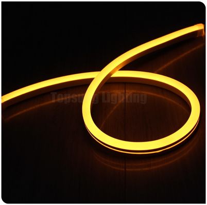 24V gelb beliebtes LED-Neon-Flex-Rohrlicht PVC ultra dünnes Neon-Flex-Seillampenstreifen 11x18mm Außendekoration