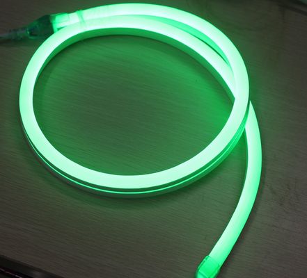 Qualität 11x18mm Superhell SMD2835 Brandneue LED Flex Neon Seil hellgrüne Farbe 12 Volt Farbjacke PVC
