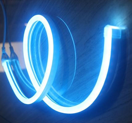 Hersteller Direktverkauf Seillicht hochwertige LED-Neon-Flexibilitätsleuchten 11x18mm blaue Abdeckung PVC