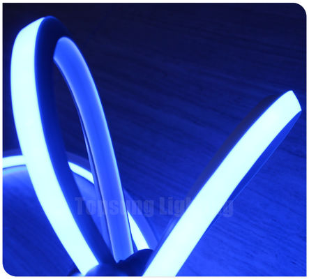 12V Blau Top-View Flat 16x16mm Neonflex Quadrat LED Neon-Flex-Rohr Blau SMD Seilstreifen Neonband Dekoration