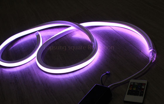 Quadratische LED Streifen RGB Neon Flex Seillicht Wasserdicht 220V Flexible Außenbeleuchtung