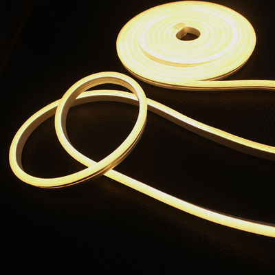 12V warmes weißes Mini-LED-Neon-Flexible-Streifenlicht 6x13mm SMD-Seil für Schilder