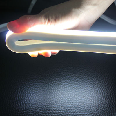 12V IP67 Wasserdicht quadratisch Neon Flex LED Seil Lichtstreifen weißes Silikon