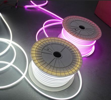 Hochwertiges eigenes Schild 12V Wasserdicht Mikro Größe 5mm Led Neon Licht Flex Seillichter rosa lila