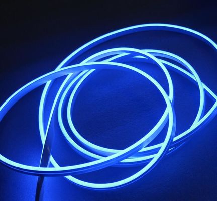 24V blaue LED-Neonstreifen flex 2835 smd Mini-Neonlichter String 6mm