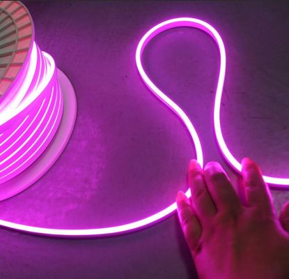 12V lila Mini-flexible Neonrohrbeleuchtung 6*13mm 2835 smd für Schilder Logo