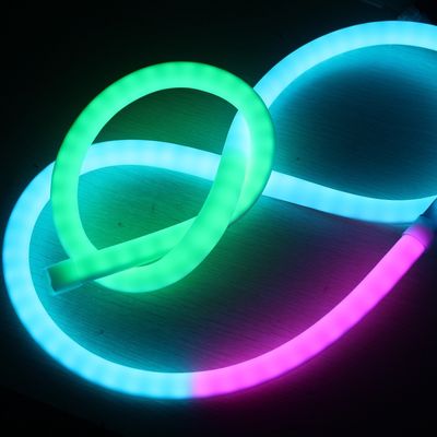LED-Neonbeleuchtung 18mm 360 Runden Digital Programmierbares Neon Flex 24v für Weihnachtsbeleuchtung