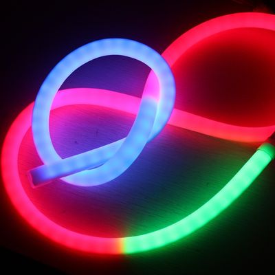Hochwertige DMX RGB Flexible LED Neon Pixel Dream Farbe Lichtrohr 360 Grad runden Streifen