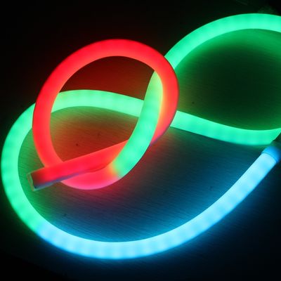 LED-Neonbeleuchtung 18mm 360 Runden Digital Programmierbares Neon Flex 24v für Weihnachtsbeleuchtung
