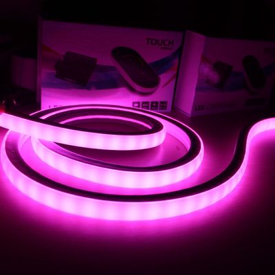 Digitale Blinklichter SMD LED 5050 RGB mit IC Neon 12V 17x17mm quadratische digitale Neon-Flex-Leuchten