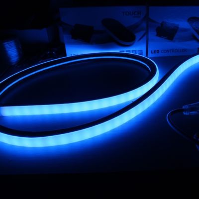 magische dmx LED Neonröhre dünn 17mm * 17mm quadratisch digital Neon-Flex 10 Pixel/M rgb