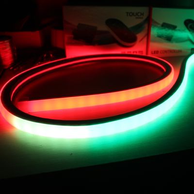 Farbwechsel 5050 wasserdicht dmx 24v 12v digital RGB LED Neon flex quadratisch 17x17mm Pixelstreifen