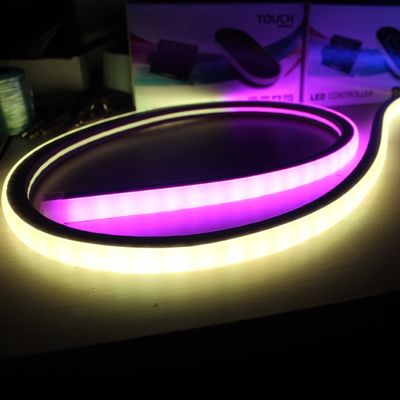 magische dmx LED Neonröhre dünn 17mm * 17mm quadratisch digital Neon-Flex 10 Pixel/M rgb