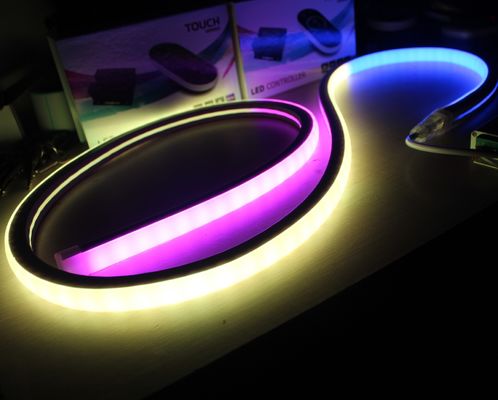 Programmierbares, großflächiges, wasserdichtes Topview, RGB-Quadrat-LED-Neon-Flex mit 17x17mm-Pixel-Neon-Licht