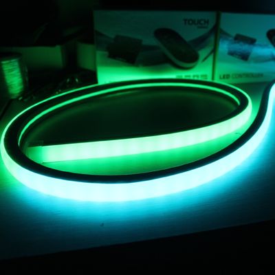 17x17mm quadratische Verfolgung LED Neon Flex Flat Dmx LED Neon Flexible Streifen RGB Farbänderung Neon
