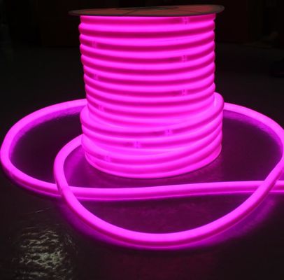 120V lila LED-Neon-Flexible-Rohr SMD2835 120LEDs/m LED-Neon-Flex-Rundlicht 360 Grad