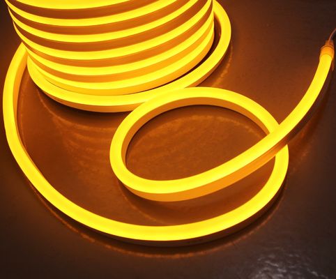 China Fabrik direkt beste Qualität wasserdicht IP65 LED Neon Flex gelbe Farbe Jacke PVC Neon Seil