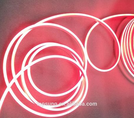 Shenzhen Led Hot Sale LED Neon-Flex-Licht Mini Größe 6mm Silikon Neon-Flex rot Farbe