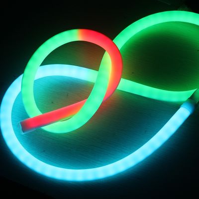 Großhändler 24V LED Neonlicht RGB 5050 IP68 LED Neon-Flex-Streifenlicht 360-Pixel-Neon-Röhre