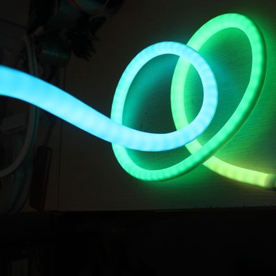 360° adressierbarer RGB-LED-Neon-Flexible-Streifen 18 mm DMX-Steuerung Neonflex