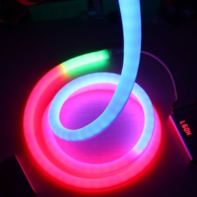 Custom Neon Flexible Lighting 24V Flex Rgb Pixel LED Neon 360 Grad Neon Seil