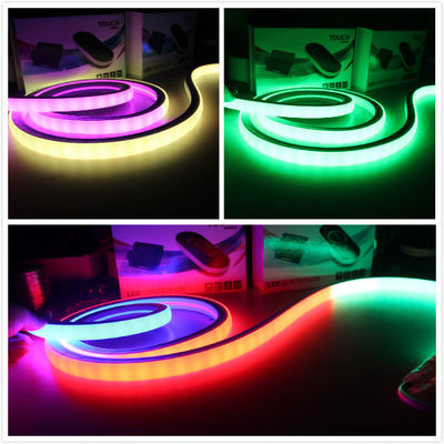 50m 24V Farbwechsel LED-Neon-Streifenlicht 12w/m 5050 rgb smd digitale Neon-Streifenlicht