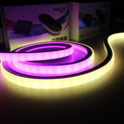50m Spul 18x18mm quadratisch flexibler kundenspezifischer LED Neonrohrleuchten RGB Farbwechselneon