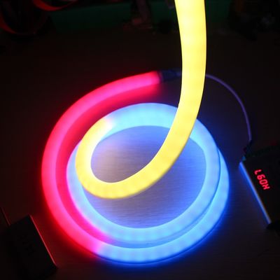 Erstaunliche runde 360-Grad-LED-Neon-Flexibilitäts-Digital-Dmx-Neon-Streifenlicht-Dmx-Pixel-Neon-Seil