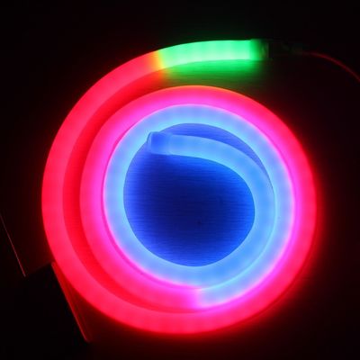 RGB Pixel LED Neon digital 360 Grad Neon Flex Röhre P943 DMX Streifen 18mm Dia