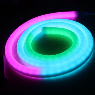 Vollfarbveränderbare Programmierbare DMX Led Flex Neon 360 LED Licht Neon Ersatz Pixelröhre