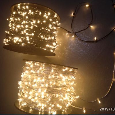 Außenbaumdekorationen Weihnachten Mehrfarbige LED 12V LED Clip Lichter Weihnachtsbeleuchtung