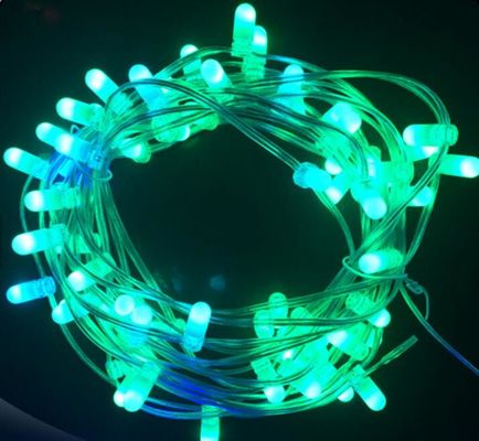 Weihnachtslichter mit 100m String 1000 Lampen 12V Kristallstrings RGB Dekorationslicht