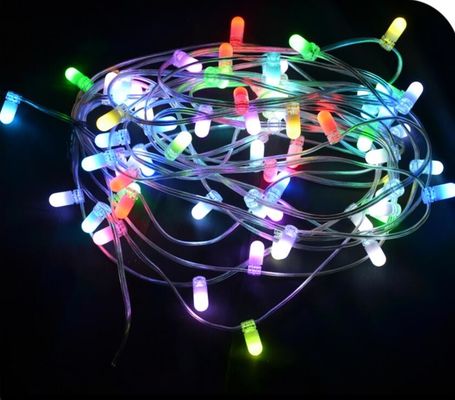 12V-Low-Power-Led-Clip-Licht mehrfarbig 100m/Rolle lange Weihnachtsleuchten 100m LED-Stringleuchten