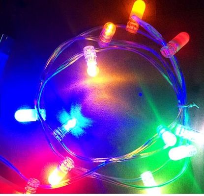 Hersteller RGB mehrfarbige 100m LED-String IP65 12V blinkende LED-Clip auf Licht für AU