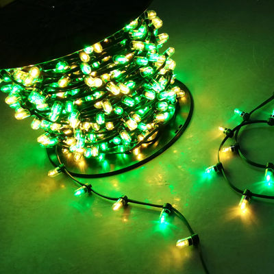 50m Spool 666 LED benutzerdefiniert grün + weiß 12V blinkende LED-Clip auf Licht für AU
