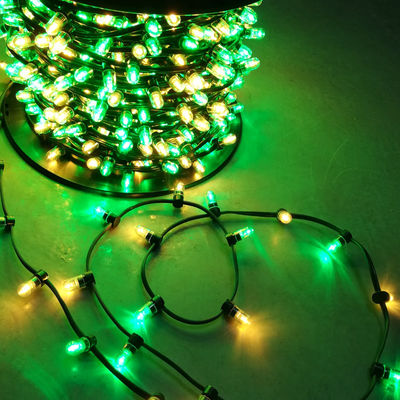 50m Spool 666 LED benutzerdefiniert grün + weiß 12V blinkende LED-Clip auf Licht für AU