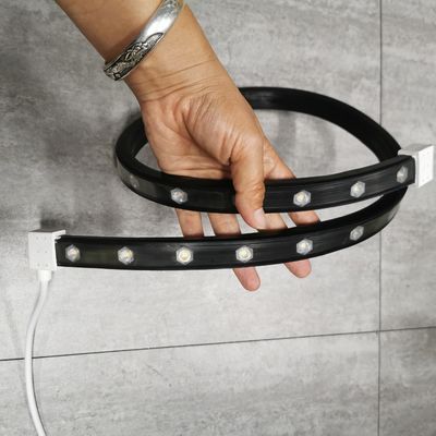 Schwarzes PVC-Seil LED Landschaftsbeleuchtung Wandwasch Led Streifen Flexibel